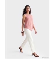 LCW Jeans Beyaz Flare Kadın Jean Pantolon