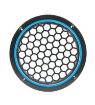 Garaj Dünyası Mavi Neon Ledli 20 Cm 2’li Hoparlör Kapağı (Mavi-Siyah)