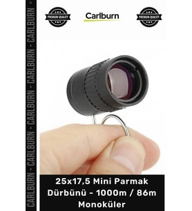 #Dürbün Rus Metal Zoom Optik 25x175 Mini Parmak Dürbünü 1000m 86m Monoküler