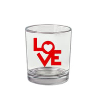 Love Baskılı Viski Bardağı - Lovelı Bardak (Standart)