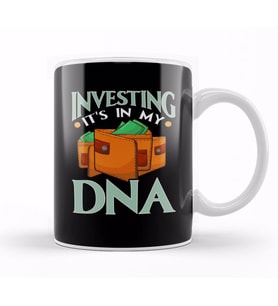 Investing It's In My DNA Cool Financial Investor Kupa Bardak Porselen
