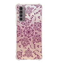 Huawei P Smart 2021  Köşe Korumalı Antişok Kapak Nostalji Desen Tasarımlı Şeffaf  Kılıf