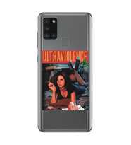 Samsung Galaxy A21S Uyumlu Lana Del Rey Ultraviolence Desenli Şeffaf Telefon Kılıfı