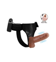 Belden Bağlamalı Titreşimli 16 CM Realistik Strapon Vibratör Penis