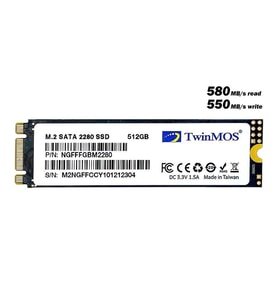 512 Gb Twınmos M.2 2280 Sata3 580/550 Ngfffgbm2280