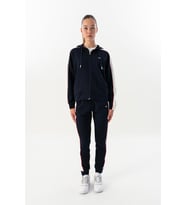 Maraton Comfort Kadın Kapüşonlu Lacivert Tracktop