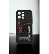 IPHONE 13 PRO; YUVARLAK KAMERA TASARIMLI, KAMERA KORUYUCU, DARBE ÖNLEYİCİ LÜKS  SİLİKON KILIF (Siyah-Kırmızı)