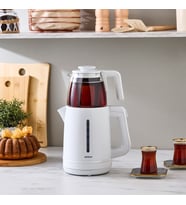 Karaca Tea Grande XL Çay Makinesi Pearl Whıte