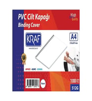 Cilt Kapağı A4 160 Mic. 100 Lü Şeffaf 512g