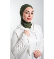 Zümrüt Pratik Hazır Geçmeli Tesettür Bone Sandy Kumaş Spor Hijab 2113_37