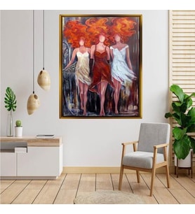 Altın  Çerçeveli tablo n850