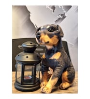 SEVİMLİ DOBERMAN KÖPEĞİ 35cM (Çok Renkli)