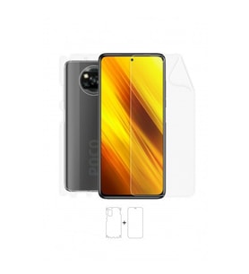Xiaomi Poco X3 Full Body Ekran Koruyucu Ön Arka Yan Darbe Emici Poliüretan Film