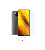 Xiaomi Poco X3 Full Body Ekran Koruyucu Ön Arka Yan Darbe Emici Poliüretan Film