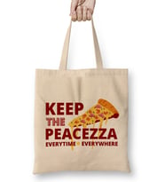 Pizza Keep The Peacezza Bez Çanta Uzun Saplı