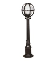 AVONNI BSU-68080-BSY-M9-BOP Siyah Boyalı Dış Mekan Aydınlatma E27 ABS Polietilen Cam 20cm