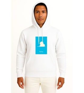 Kapüşonlu Toy Story Blue Background Göğüs ve Sırt Tasarımlı Unisex Sweatshirt