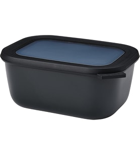 Mepal - Multi Bowl Cirqula Rectangular - Kapaklı Saklama Kabı - Buzdolabı Için Hava Geçirmez Saklama
