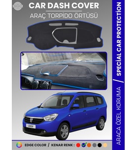 DACIA LODGY (2010-2017) Torpido Örtüsü Ön Göğüs Koruma Torpido Koruma Çatlamayı Engeller Tam Uyum