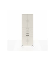 Arges Dolap 3 Raflı 4 Çekmeceli 4 Kapaklı 88x30x243 Aytaşı-Aytaşı