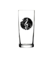 Nota Baskılı Rakı Bardağı - Müzik Model Rakı Bardağı (Standart)