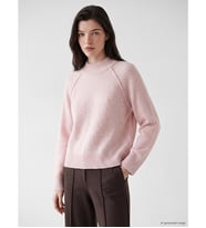 LCW Comfort Pembe Dik Yaka Kadın Triko Kazak