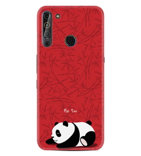 Casper Via X20 Kılıf Resimli Desenli Silikon Platinium Series Sleeping Panda 1810