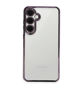 Samsung Galaxy S24 Fe Kılıf Razer Lensli Silikon - Mor