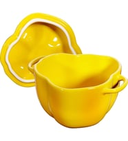 Staub Zwilling - Ceramic By Paprika Cocotte - Sarı - Seramik - Y: 10,7 Cm X G: 15,1 Cm - Hacim: 0,47 (Çok Renkli)
