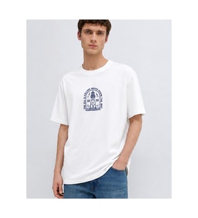 Mavi M0613283-620 Deniz Feneri Baskılı Tişört Erkek T-Shirt