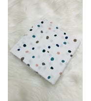 Eylülce Butik Çok Amaçlı Müslin Örtü & Battaniye %100 Pamuk Oeko-teks Sertifikalı 80x80 Cm (Sıcak Beyaz)