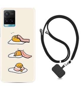 Vivo Y11S Y21S Y20 Y20S Y70 Kılıf Boyun Askılı Silikon Sweety Egg 1322
