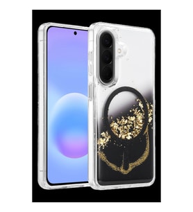 Onegif Samsung Galaxy A57 5g Lotus Simli Magsafe Kapak - Siyah