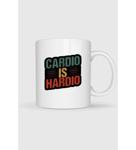 Cardio İs Hardio Fitness Gym Tasarımlı Kupa Bardak