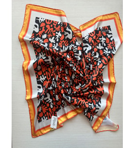 Trend Dijital Baskı  Batik Desenli Royan Eşarp Desen 3 Renk 10