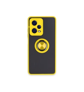 Çınarcık Dev Xiaomi Redmi Note 12 5G Kılıf Montreal Yüzüklü Silikon Kapak - Yeşil