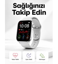 Yeni Nesil Akıllı Saat Adımsayar, GPS, Nabız Ölçer, Uyku ve Sağlık Takibi (Kopya)