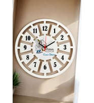 İç Denetçi Duvar Saati 40cm (Beyaz)
