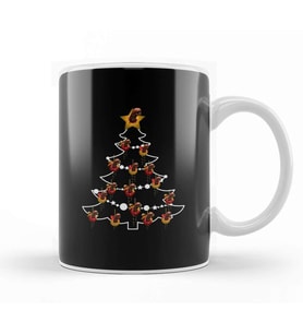 Alien Chestburster Christmas Tree Baubles Kupa Bardak Porselen