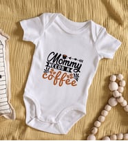BK Kids Mommy Need's Coffe Tasarımlı Bebek Body Zıbın - Model 1