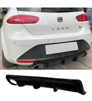 Seat Leon Mk2.5 Difüzör Difizör Plastik Parlak Siyah 2009 2010 2011 2012 Arka-bodykit-ek-karlık