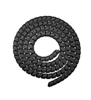 M365 M365 Pro Elektrikli Scooter İçin 100 cm Kablo Koruyucu Spiral Siyah