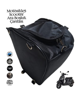 MOTOSİKLET SCOOTER ARA BOŞLUK ÇANTASI (Siyah)