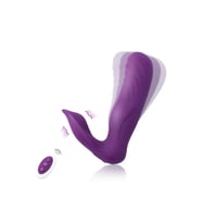 FEBIA Kablosuz Kumandalı G-Spot ve Klitoris Uyarıcı Külot İçi Giyilebilir 2 in 1 Vibratör