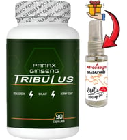 Panax: 1 Adet Panax Ginseng Tribuluslu Fenugreekli Shilajitli Hornygoatlı 90 Lı Erkeklere Özel Kapsüller + 30 ml Afrodizayn Yağı