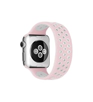 Watch 42Mm Ayarlı Delikli Kordon (Saat Değildir) - Pembe-Beyaz
