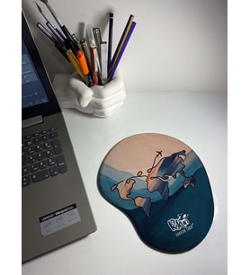 Dünya Haritası Baskılı Bilek Destekli Mouse Pad