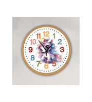 bilge Tasarım ÇOCUK ODASI Duvar Saati 30 x 30 CM (Karışık)