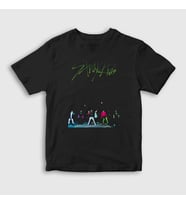 Presmono Unisex Çocuk Siyah Street Stray Kids T-Shirt 123039tt