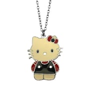 Hello Kitty Kolye Erkek Kadın Antik Gümüş Kaplama 60 cm Zincir